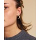 EDBLAD New Moon Studs L Gold Σκουλαρίκια Φεγγάρι Ανοξείδωτο Ατσάλι 127562