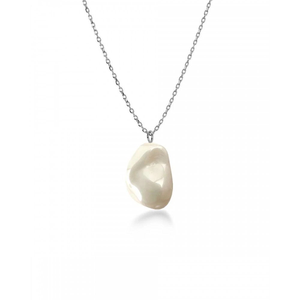EDBLAD Roc Necklace Steel Κολιέ Μαργαριτάρι Ανοξείδωτο Ατσάλι 127591