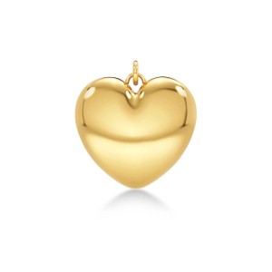 EDBLAD Barley Charm L Gold Χρυσό Charm Καρδιά Ανοξείδωτο Ατσάλι 127945