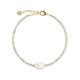 EDBLAD Beach Pearls Bracelet Offwhite Gold Βραχιόλι με Μαργαριτάρι 127956