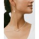 EDBLAD Beach Pearls Necklace Offwhite Gold Χρυσό Κολιέ με Μαργαριτάρι 127959