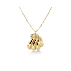 EDBLAD Corazza Necklace Gold Χρυσό Κολιέ Κοχύλι Ανοξείδωτο Ατσάλι 127978