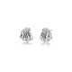 EDBLAD Corazza Studs S Steel Σκουλαρίκια Ασημί Ανοξείδωτο Ατσάλι 127975