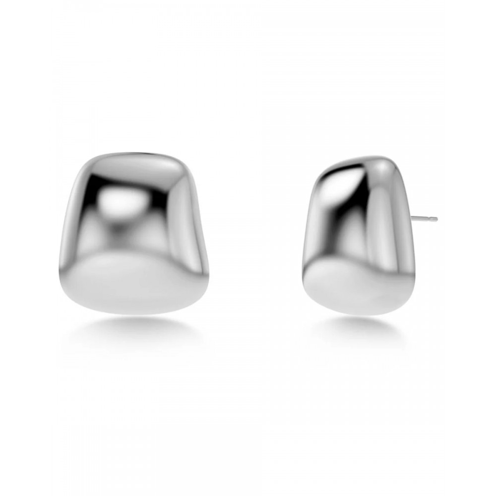 EDBLAD Mira Studs L Steel Σκουλαρίκια Ασημί Ανοξείδωτο Ατσάλι 127989