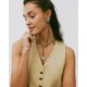 EDBLAD Loop Charm Chain L Necklace Steel Ασημί Κολιέ Ανοξείδωτο Ατσάλι 127985