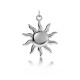 EDBLAD Sun Charm L Steel Ασημί Charm Ηλιος Ανοξείδωτο Ατσάλι 128043