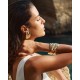 EDBLAD Tidal Bangle Gold Βραχιόλι Χειροπέδα Χρυσό Ανοξείδωτο Ατσάλι 128054