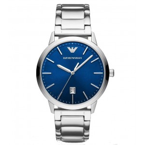 EMPORIO ARMANI Ρολόι Ruggero Ασημί Ανοξείδωτο Ατσάλι AR11311