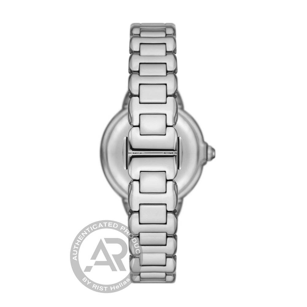 EMPORIO ARMANI Ρολόι Γυναικείο Ασημί Ανοξείδωτο Μπρασελέ AR11632