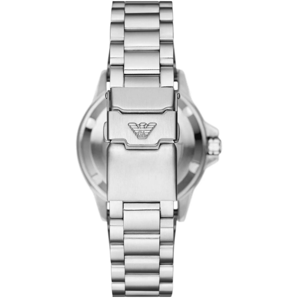 EMPORIO ARMANI Ρολόι World Explorer Aυτόματο Ασημί μπρασελέ AR60079 EMPORIO ARMANI Ρολόι World Explorer Aυτόματο Ασημί μπρασελέ AR60079