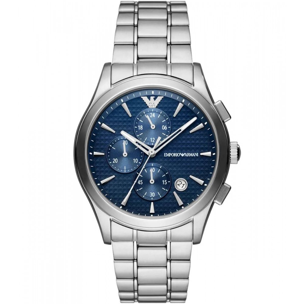 EMPORIO ARMANI Ρολόι Chronograph Ασημί Ανοξείδωτο Aτσάλι μπρασελέ AR11528 EMPORIO ARMANI Ρολόι Chronograph Ασημί Ανοξείδωτο Aτσάλι μπρασελέ AR11528