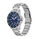 EMPORIO ARMANI Ρολόι World Explorer Solar Ασημί μπρασελέ AR11697 EMPORIO ARMANI Ρολόι World Explorer Solar Ασημί μπρασελέ AR11697