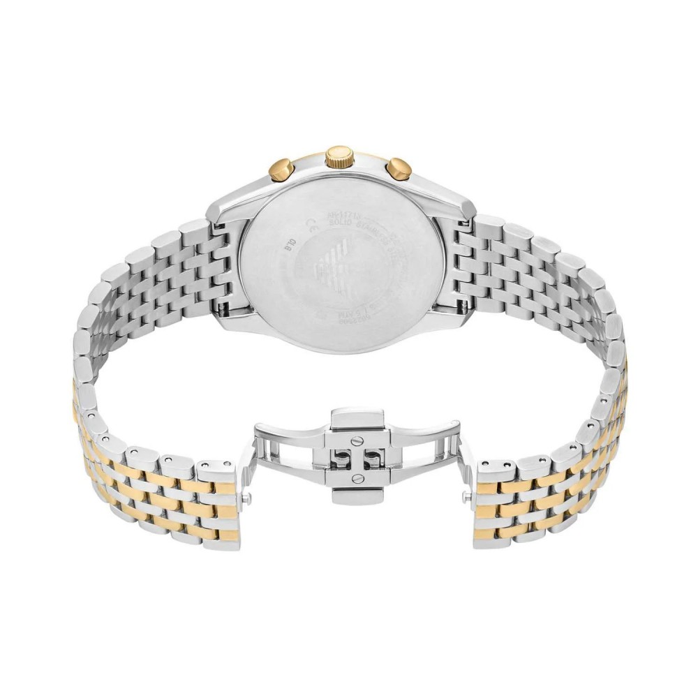 EMPORIO ARMANI ANTONIO Ρολόι Chronograph Δίχρωμο Ανοξείδωτο Aτσάλι μπρασελέ AR11713 EMPORIO ARMANI ANTONIO Ρολόι Chronograph Δίχρωμο Ανοξείδωτο Aτσάλι μπρασελέ AR11713