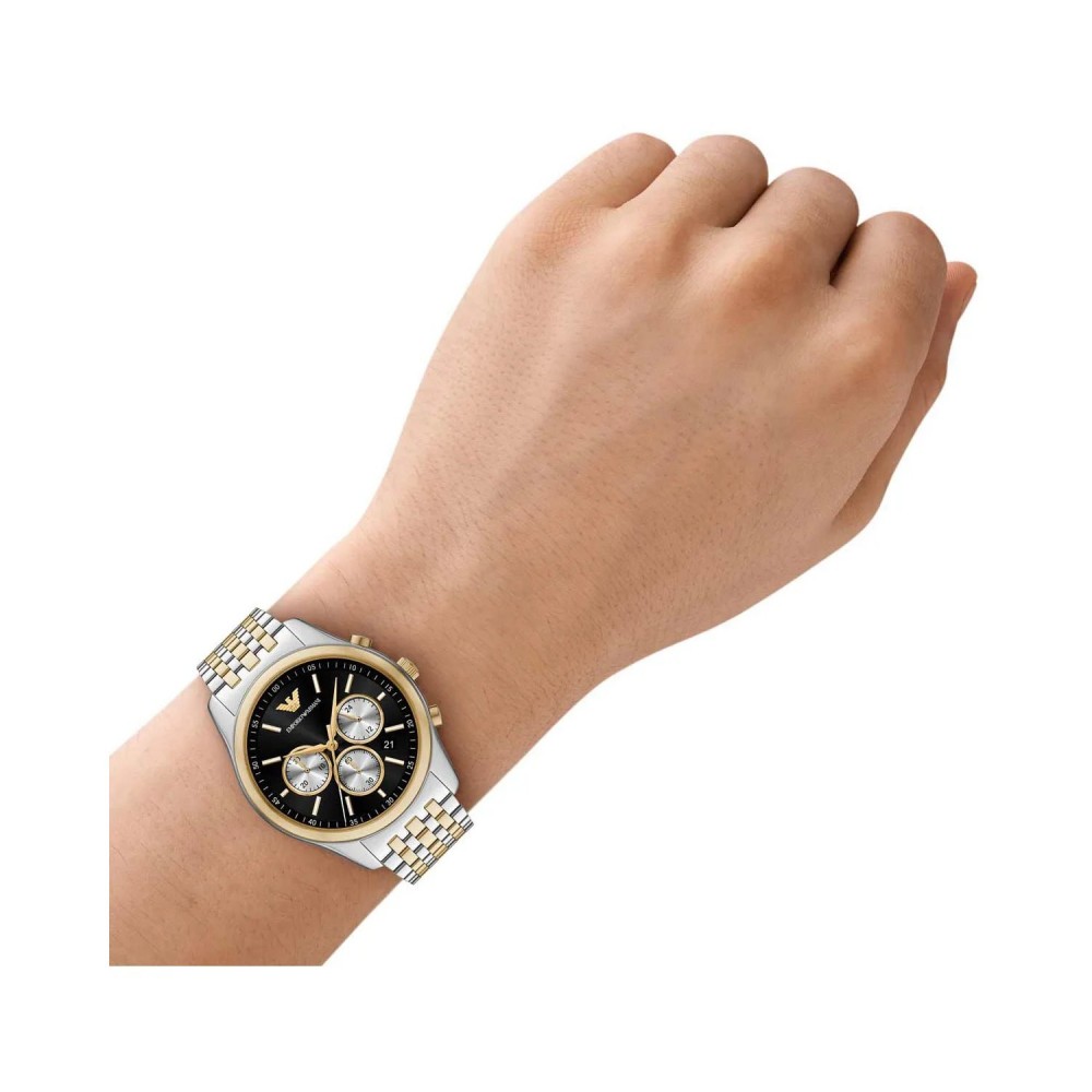 EMPORIO ARMANI ANTONIO Ρολόι Chronograph Δίχρωμο Ανοξείδωτο Aτσάλι μπρασελέ AR11713 EMPORIO ARMANI ANTONIO Ρολόι Chronograph Δίχρωμο Ανοξείδωτο Aτσάλι μπρασελέ AR11713