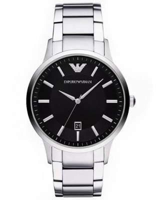 EMPORIO ARMANI Ρολόι Ruggero Ασημί Ανοξείδωτο Ατσάλι AR11310