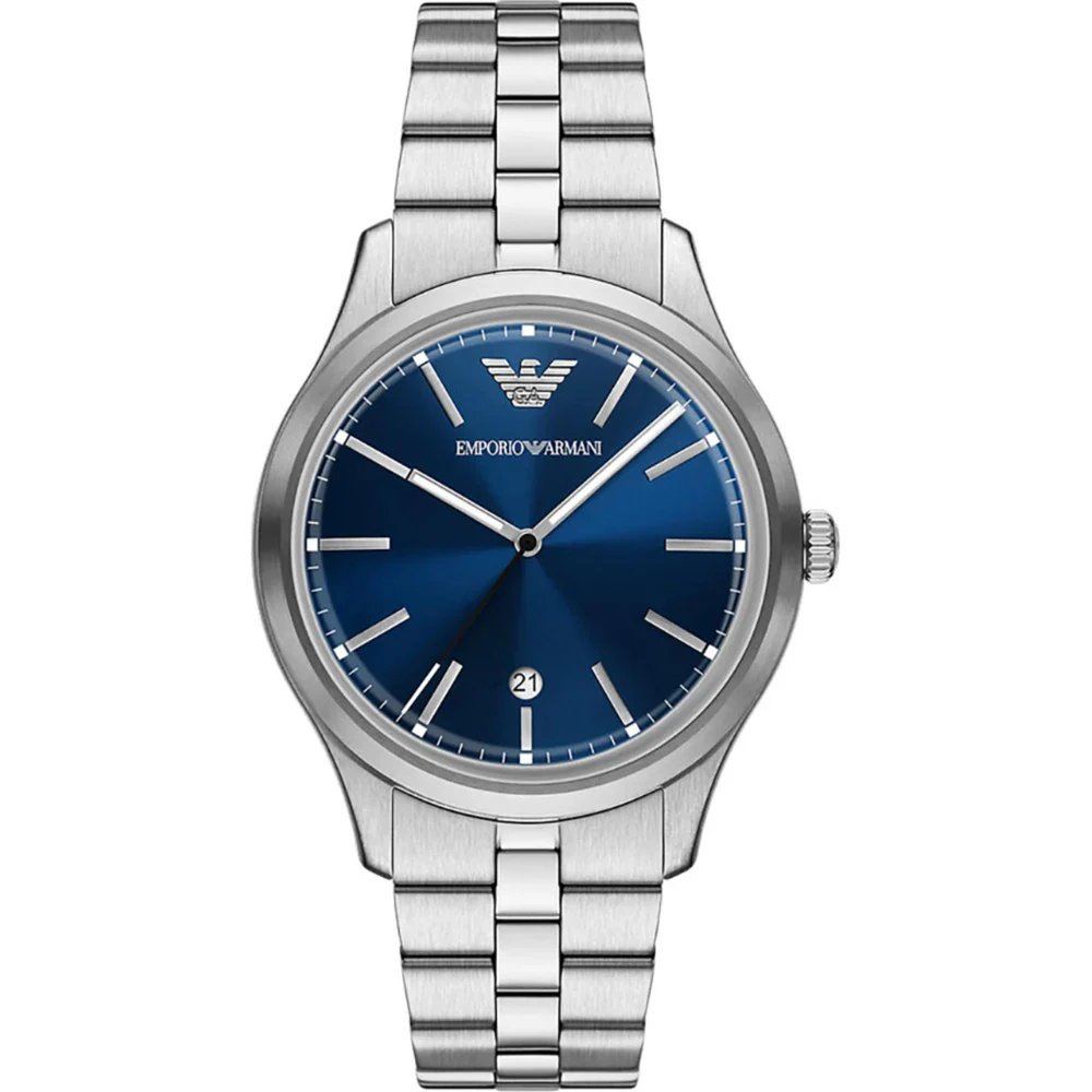 EMPORIO ARMANI Dario Ρολόι Ασημί Ανοξείδωτο Ατσάλι AR11733 EMPORIO ARMANI Dario Ρολόι Ασημί Ανοξείδωτο Ατσάλι AR11733