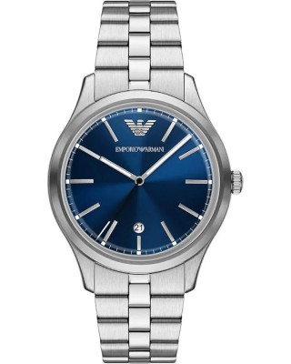 EMPORIO ARMANI Dario Ρολόι Ασημί Ανοξείδωτο Ατσάλι AR11733
