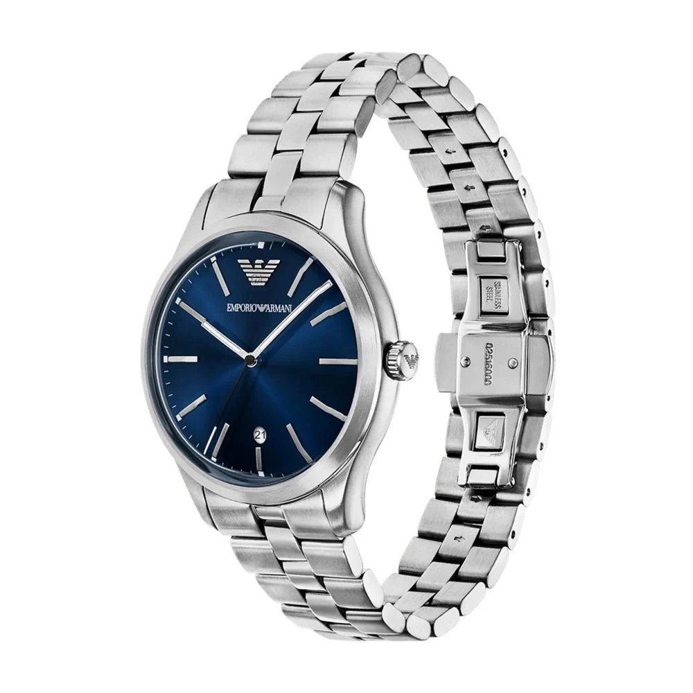 EMPORIO ARMANI Dario Ρολόι Ασημί Ανοξείδωτο Ατσάλι AR11733 EMPORIO ARMANI Dario Ρολόι Ασημί Ανοξείδωτο Ατσάλι AR11733