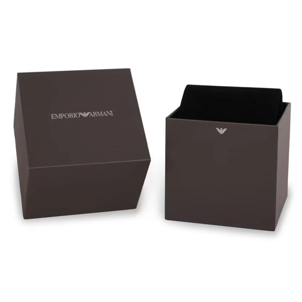 EMPORIO ARMANI Dario Ρολόι Ασημί Ανοξείδωτο Ατσάλι AR11748