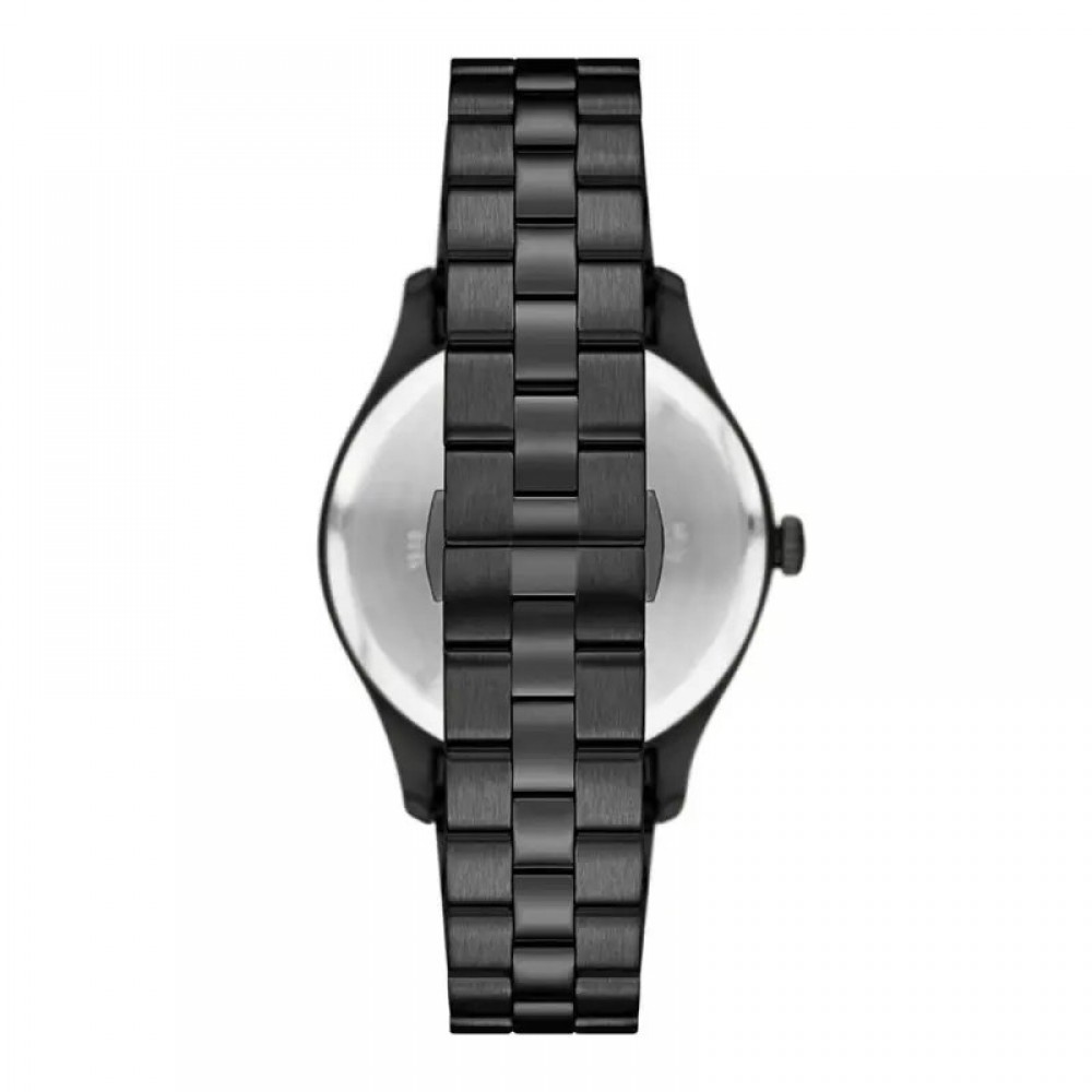 EMPORIO ARMANI Dario Ρολόι Μαύρο Ανοξείδωτο Ατσάλι AR11736