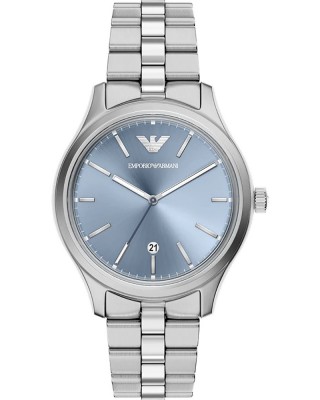 EMPORIO ARMANI Dario Ρολόι Ασημί Ανοξείδωτο Ατσάλι AR11748