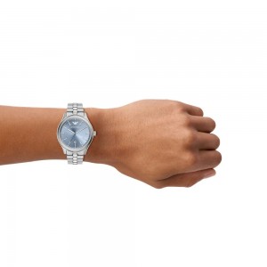 EMPORIO ARMANI Dario Ρολόι Ασημί Ανοξείδωτο Ατσάλι AR11748