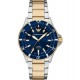 EMPORIO ARMANI Ρολόι World Explorer Solar Δίχρωμο μπρασελέ AR11738 EMPORIO ARMANI Ρολόι World Explorer Solar Δίχρωμο μπρασελέ AR11738