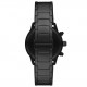 EMPORIO ARMANI Ρολόι Chronograph Μαύρο Ανοξείδωτο Aτσάλι μπρασελέ AR11242