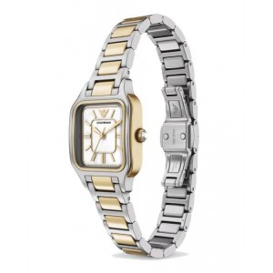 EMPORIO ARMANI Cecilia Ρολόι Γυναικείο Tετράγωνο Δίχρωμο Ανοξείδωτο Μπρασελέ AR11745 EMPORIO ARMANI Cecilia Ρολόι Γυναικείο Tετράγωνο Δίχρωμο Ανοξείδωτο Μπρασελέ AR11745