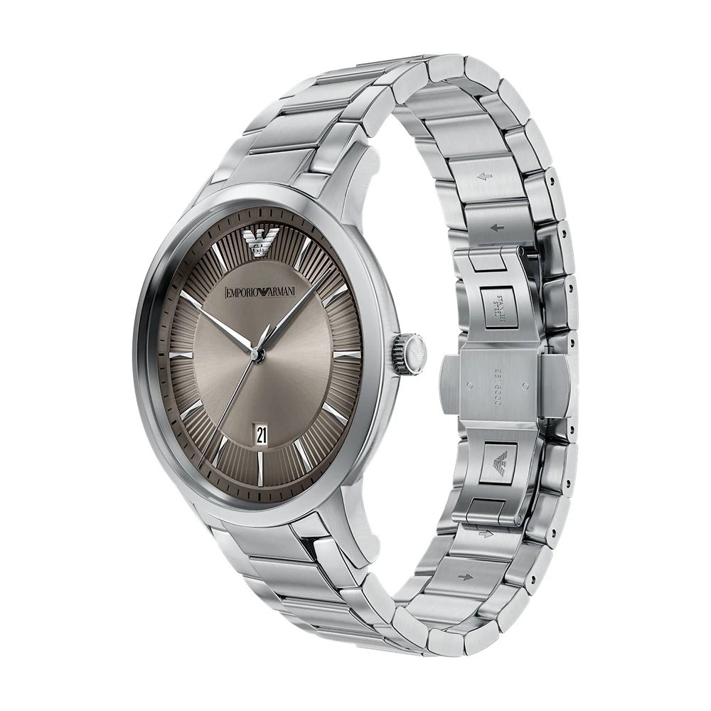 EMPORIO ARMANI Archetipo Ρολόι Ασημί Ανοξείδωτο Ατσάλι AR11825 