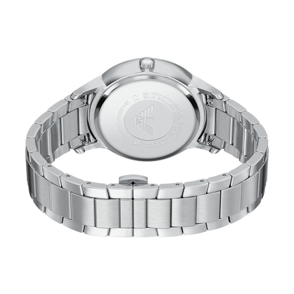 EMPORIO ARMANI Archetipo Ρολόι Ασημί Ανοξείδωτο Ατσάλι AR11825 