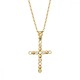 Βαπτιστικός Σταυρός Χρυσος 14K-Διαμάντι 004-004-0003-gold-diamond