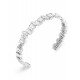 GUESS  STEEL CHANDELIER JUBB05352JWRHL Χειροπέδα Ασημένια Με Πέτρες