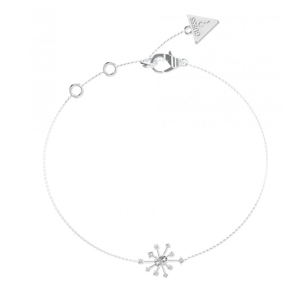 GUESS STEEL GALAXY JUBB05564JWRHL Βραχιόλι Ασημένιο Με Σχέδιο Με Πέτρες