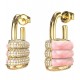 GUESS STEEL GUESS MY SECRET JUBE05412JWYGRST/U Σκουλαρίκια Δίχρωμα Με Πέτρες