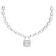 GUESS STEEL GUESS MY SECRET JUBN05415JWRHT/U Κολιέ Ασημένιο Με Λουκέτο Με Πέτρες GUESS STEEL GUESS MY SECRET JUBN05415JWRHT/U Κολιέ Ασημένιο Με Λουκέτο Με Πέτρες