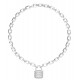 GUESS STEEL GUESS MY SECRET JUBN05415JWRHT/U Κολιέ Ασημένιο Με Λουκέτο Με Πέτρες GUESS STEEL GUESS MY SECRET JUBN05415JWRHT/U Κολιέ Ασημένιο Με Λουκέτο Με Πέτρες