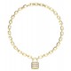 GUESS STEEL GUESS MY SECRET JUBN05415JWYGT/U Κολιέ Χρυσό Με Λουκέτο Με Πέτρες GUESS STEEL GUESS MY SECRET JUBN05415JWYGT/U Κολιέ Χρυσό Με Λουκέτο Με Πέτρες