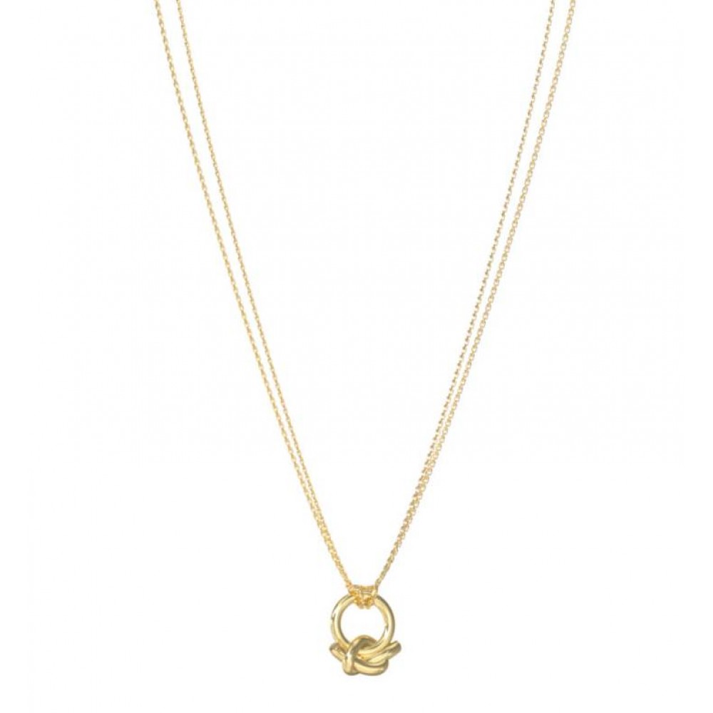 GUESS STEEL HOLD ME TIGHT JUBN05483JWYGT/U Κολιέ Χρυσό Με Σχέδιο