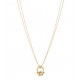 GUESS STEEL HOLD ME TIGHT JUBN05483JWYGT/U Κολιέ Χρυσό Με Σχέδιο