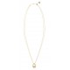 GUESS STEEL HOLD ME TIGHT JUBN05483JWYGT/U Κολιέ Χρυσό Με Σχέδιο