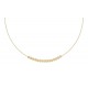GUESS STEEL L.O.V.E. JUBN05471JWYGT/U Κολιέ Χρυσό Με Πέτρες