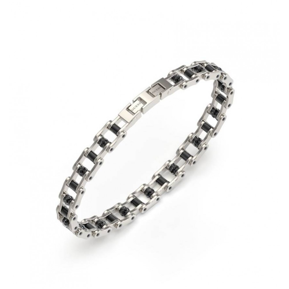 GUESS STEEL RACE GUESS JUMB04410JWSTGMT/U Χειροπέδα Δίχρωμη