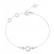 GUESS STEEL TINY PEARLY JUBB05516JWRHL Βραχιόλι Ασημένιο Με Πέρλες Και Λογότυπο