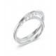 GUESS STEEL TINY PEARLY JUBR05525JWRH-No.54 Δαχτυλίδι Ασημένιο Δίβερο Με Πέρλες