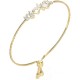 GUESS STEEL CHANDELIER JUBB05363JWYGT/U Βραχιόλι Χρυσό Με Πέτρες