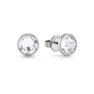 GUESS STEEL FRONTIERS  Σκουλαρίκια Ασημί Κρύσταλλα JUME01343JWSTT