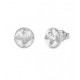 GUESS STEEL 4G SUPREME Σκουλαρίκια Ασημί Κρύσταλλα JUBE06395JWRHT