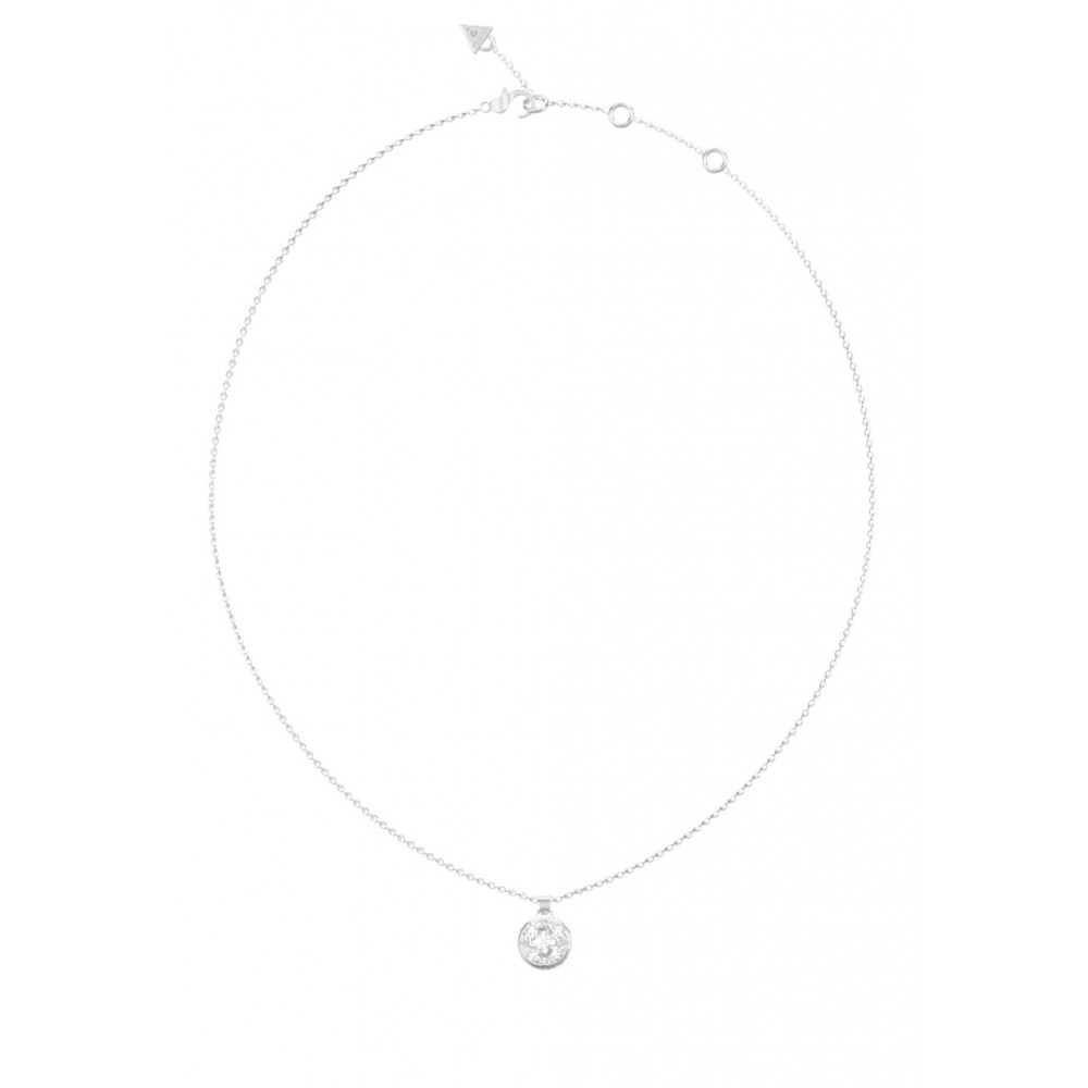GUESS STEEL MORNING GRACE Κολιέ Ασημί Με Πέτρα JUBN06393JWRHT GUESS STEEL MORNING GRACE Κολιέ Ασημί Με Πέτρα JUBN06393JWRHT
