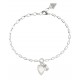 GUESS STEEL CRYSTAL LOVE Βραχιόλι Καρδιά Ασημί JUBB06360JWRHL